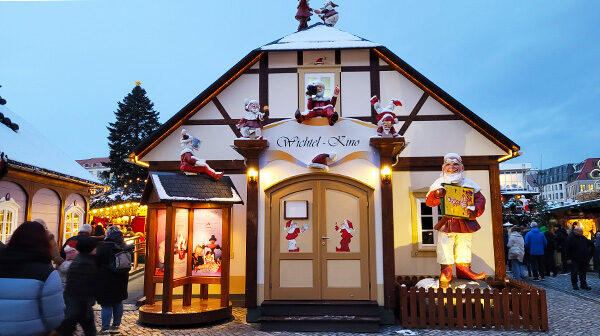 Wichtelkino-Haus auf dem Dresdner Striezelmarkt