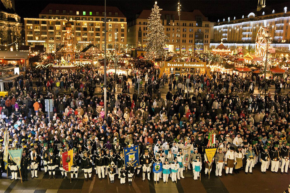 Teilnehmer einer Bergparade